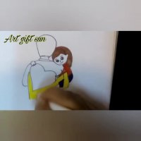 آموزش نقاشی کودکانه برای روز پدر