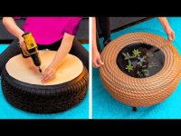 پروژه های دیزاین خانه با استفاده از وسایل دور ریختنی