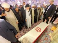 تشییع پیکر دومین شهید واقعه تروریستی صحن مطهر رضوی