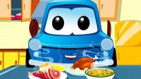 کارتون شهر ماشین ها با شعرهای شاد کودکانه : غذای خوشمزه و سالم