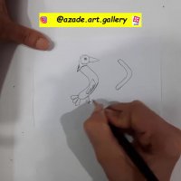 آموزش نقاشی حروف الفبا - د ذ