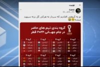واکنش کاربران فضای مجازی به قرعه ایران در جام جهانی 2022 قطر