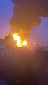 شلیک بالگردهای اوکراینی و انفجار مخازن نفتی روسیه