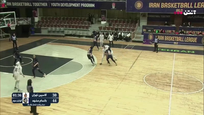 بسکتبال  کاسپین تهران - باتسام مشهد