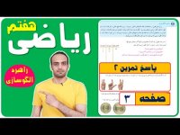 راهبرد تفکر نظام دار یا الگوسازی - حل تمرین 2 صفحه 3 ریاضی هفتم