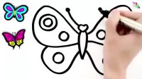 نقاشی کودکانه پروانه