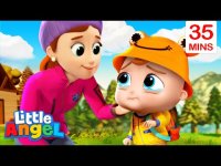 کارتون کودکانه فرشته کوچولو با شعرهای شاد انگلیسی : گریه نکن جان کوچولو !