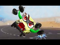 بازسازی حوادث رانندگی با کارتون های بامزه و خنده دار