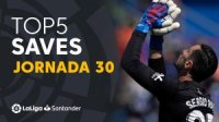 سیوهای برتر هفته 30 لالیگا اسپانیا